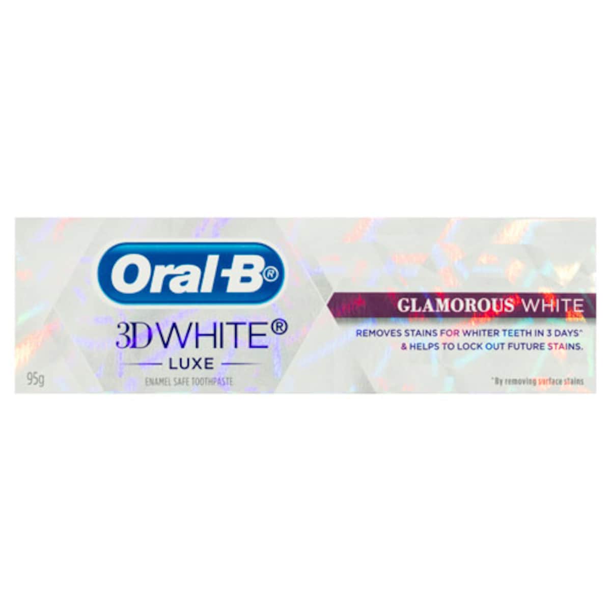 Thumbnail Oral B Toothpaste 3D White Luxe Glamorous White Paste 95g