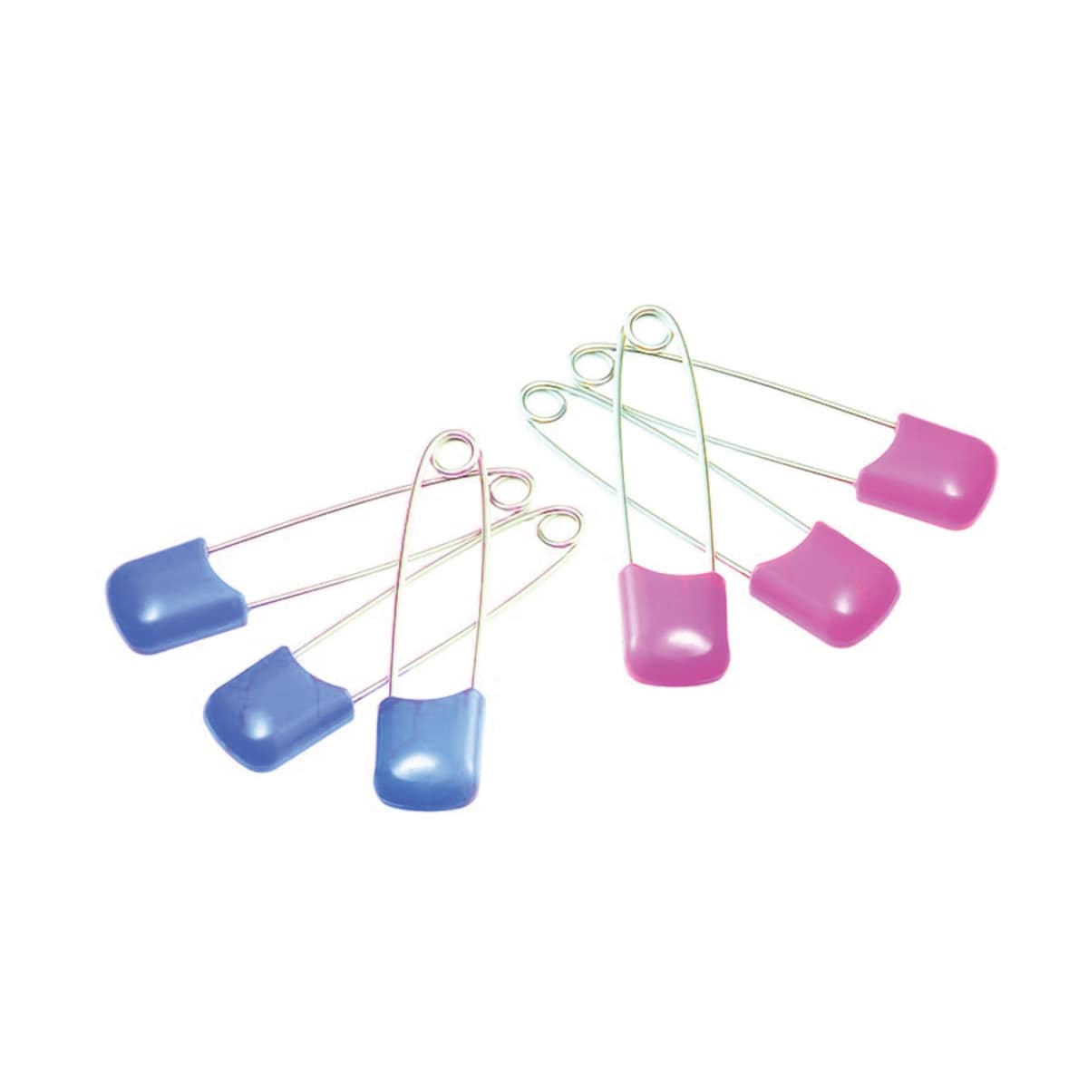 Thumbnail Pigeon Baby Safety Pins 6 Pack Assorted Colours