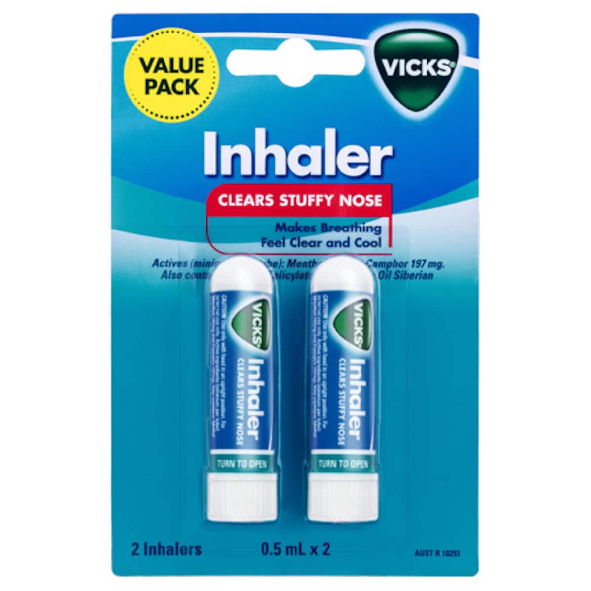 Thumbnail Vicks Nasal Inhaler 0.5ml x 2 Pack
