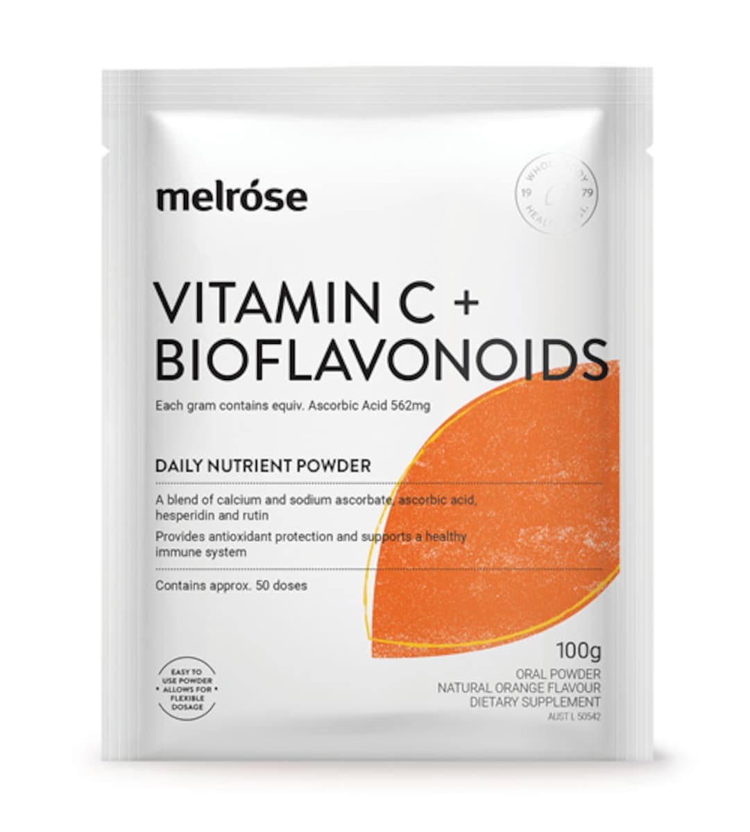 Thumbnail Melrose Vitamin C + Bioflavonoids 100g