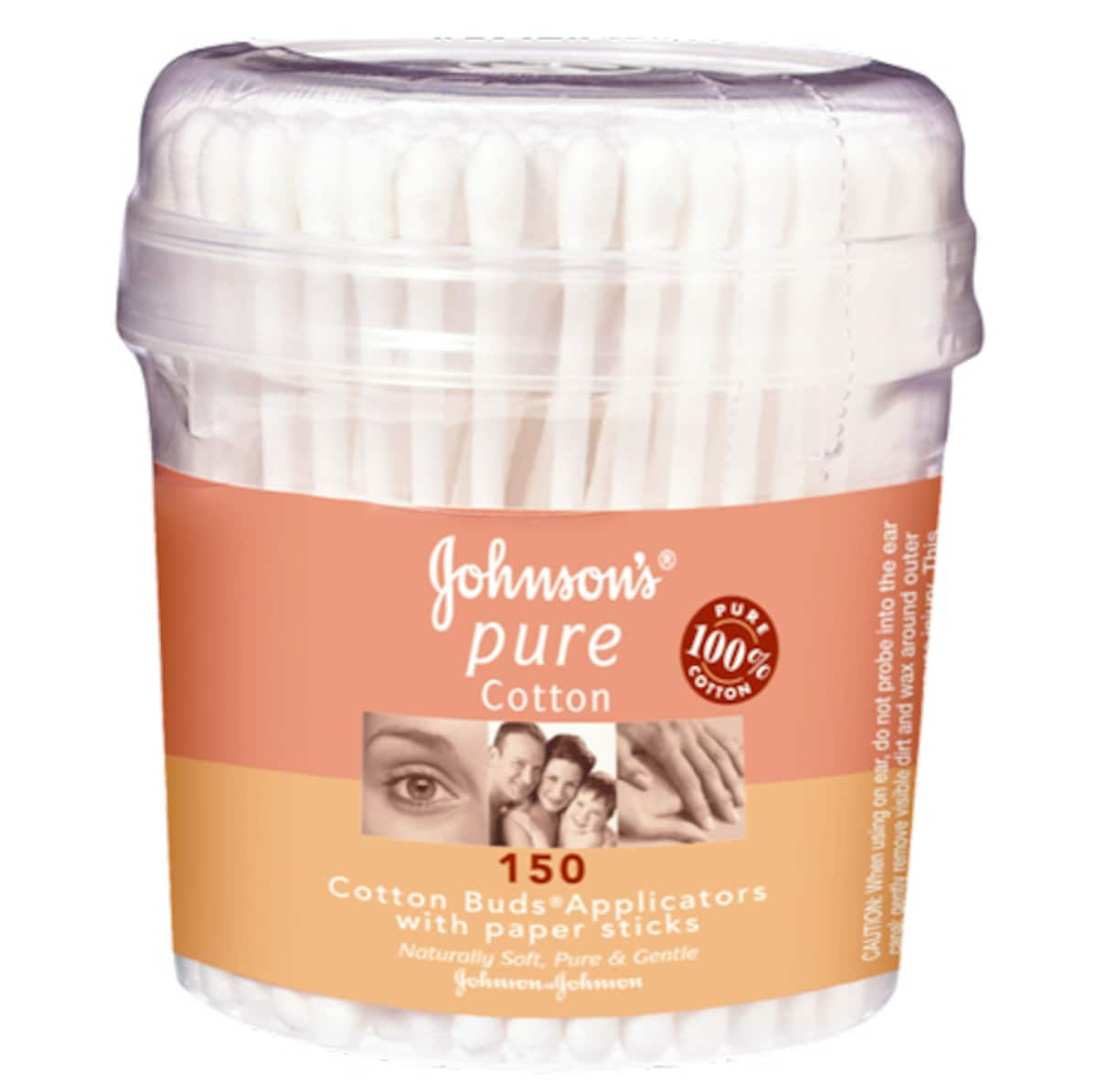 Thumbnail Johnsons Pure Cotton Bud Applicator with Paper Stick 150 Buds