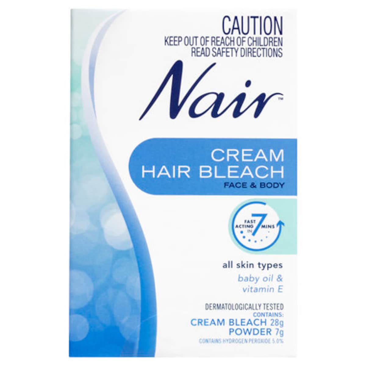 Thumbnail Nair Cream Hair Bleach for Face & Body 28g + Powder 7g