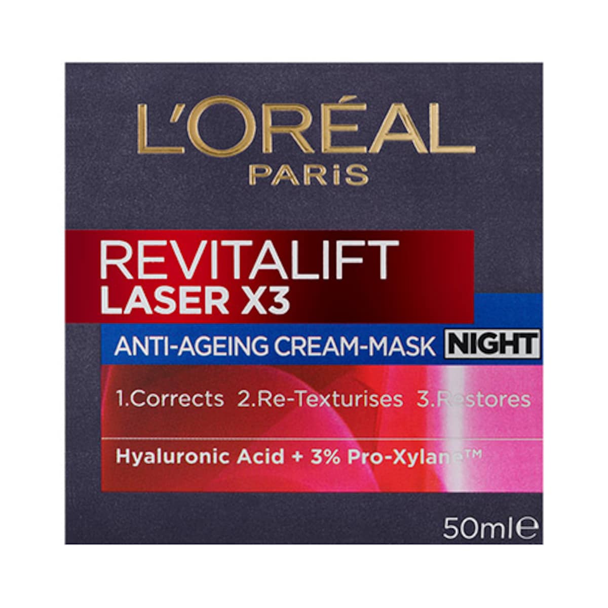 Thumbnail L'Oreal Revitalift Laser X3 Night Cream-Mask 50ml
