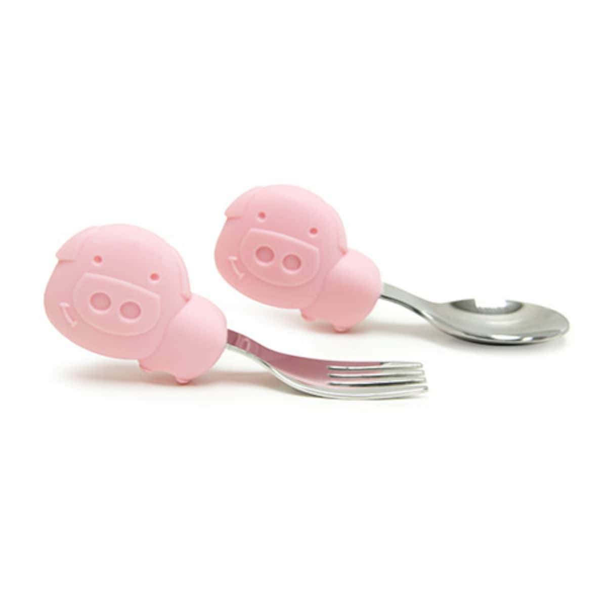 Thumbnail Marcus & Marcus Palm Grasp Fork & Spoon Set Pink