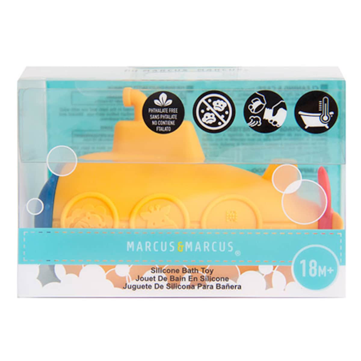 Thumbnail Marcus & Marcus Baby Silicone Bath Toy Submarine Squirt