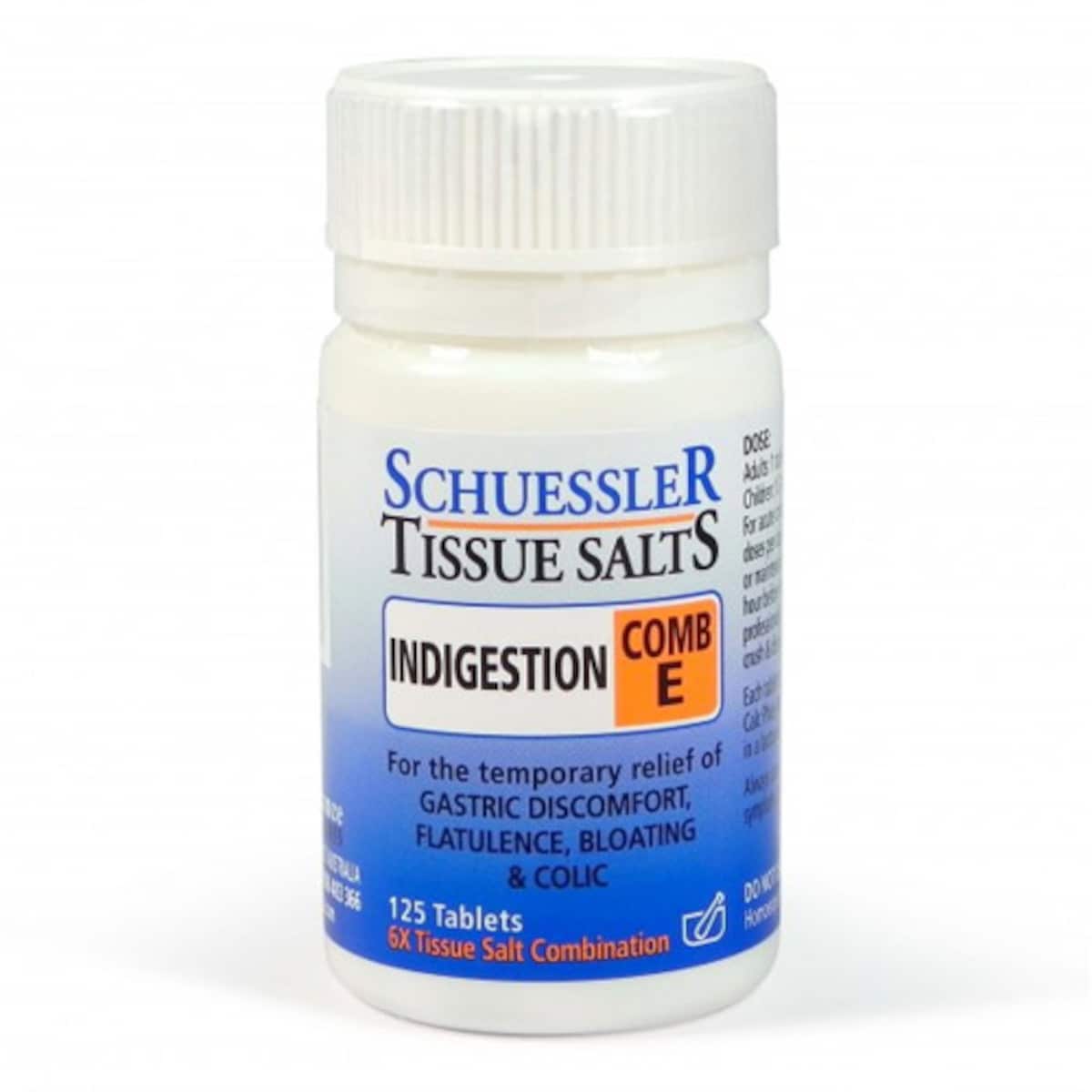 Thumbnail Schuessler Tissue Salts Comb E Indigestion 125 Tablets