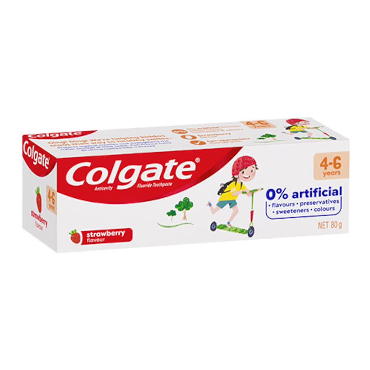 Thumbnail Colgate Kids 4 - 6 Years Fluoride Toothpaste Strawberry 80g