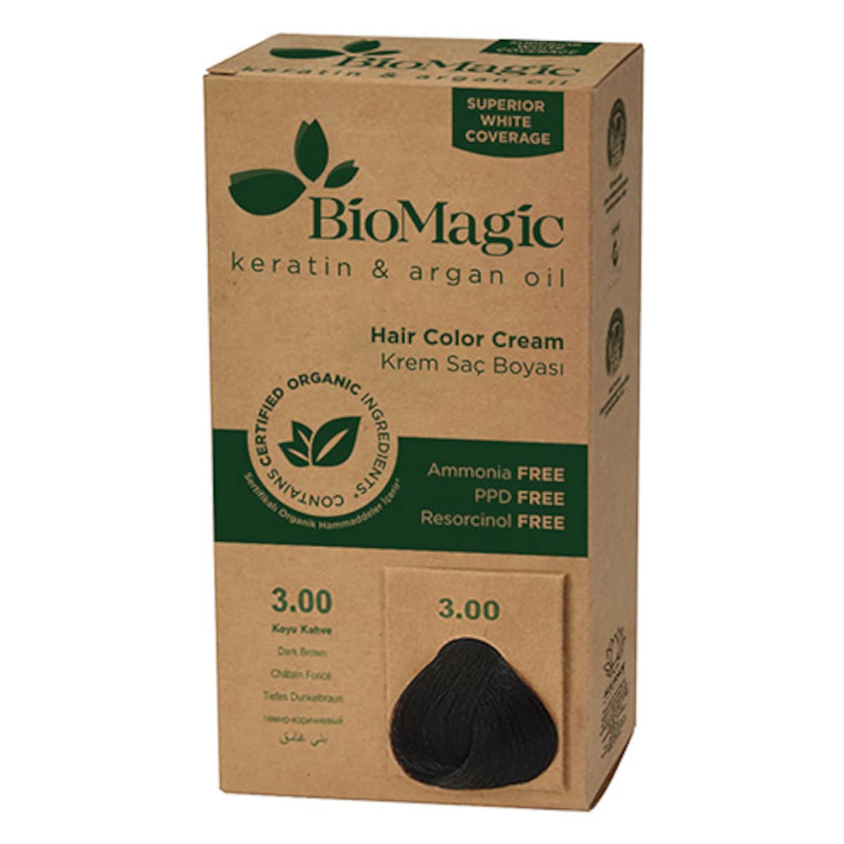 Thumbnail Bio Magic Hair Colour Cream Dark Brown 3.00