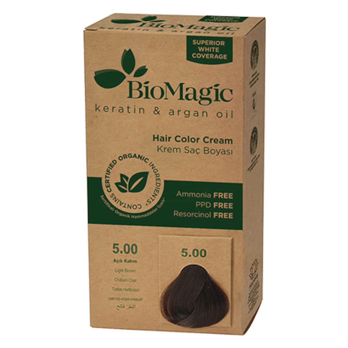 Thumbnail Bio Magic Hair Colour Cream Light Brown 5.00
