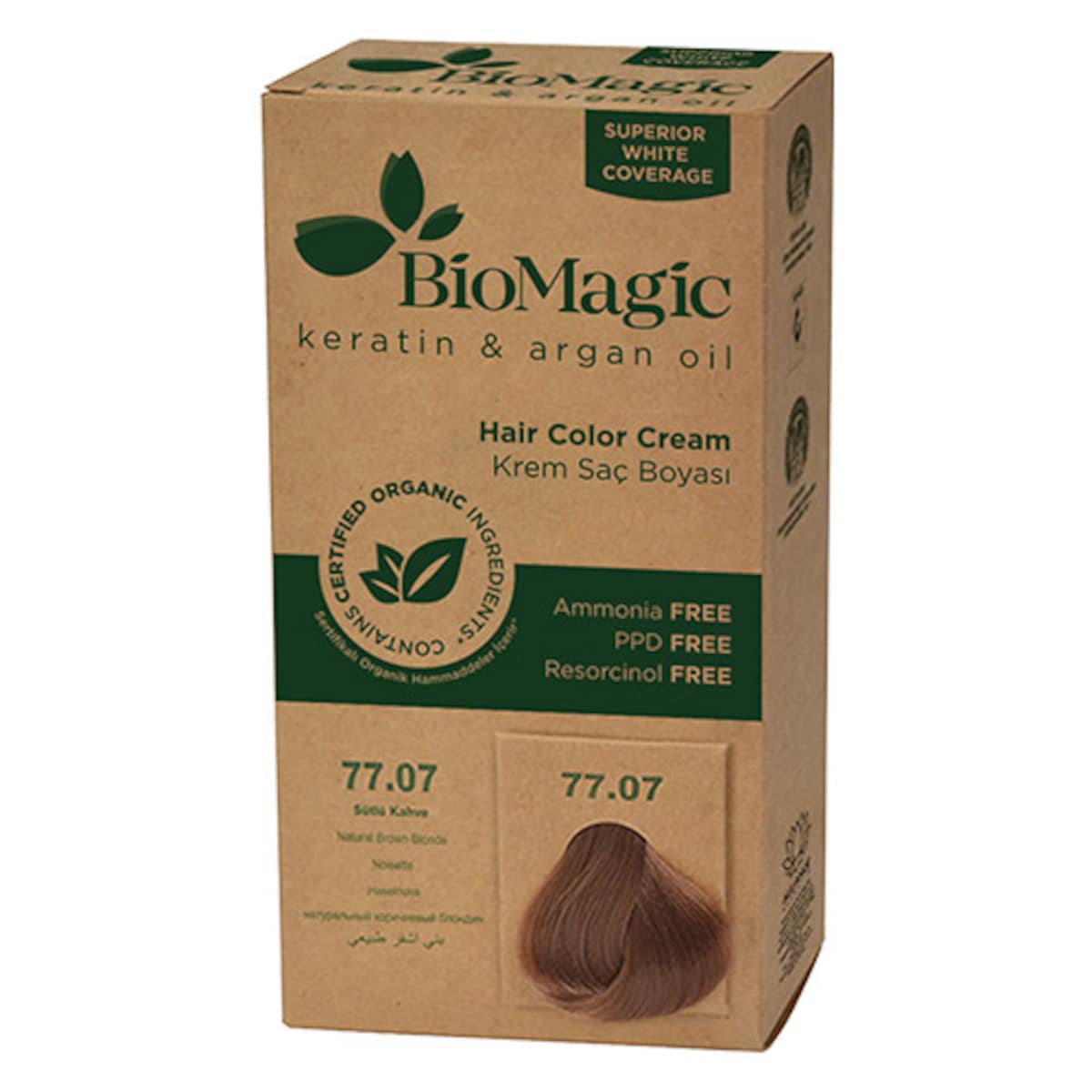 Thumbnail Bio Magic Hair Colour Cream Natural Brown Blonde 77.07