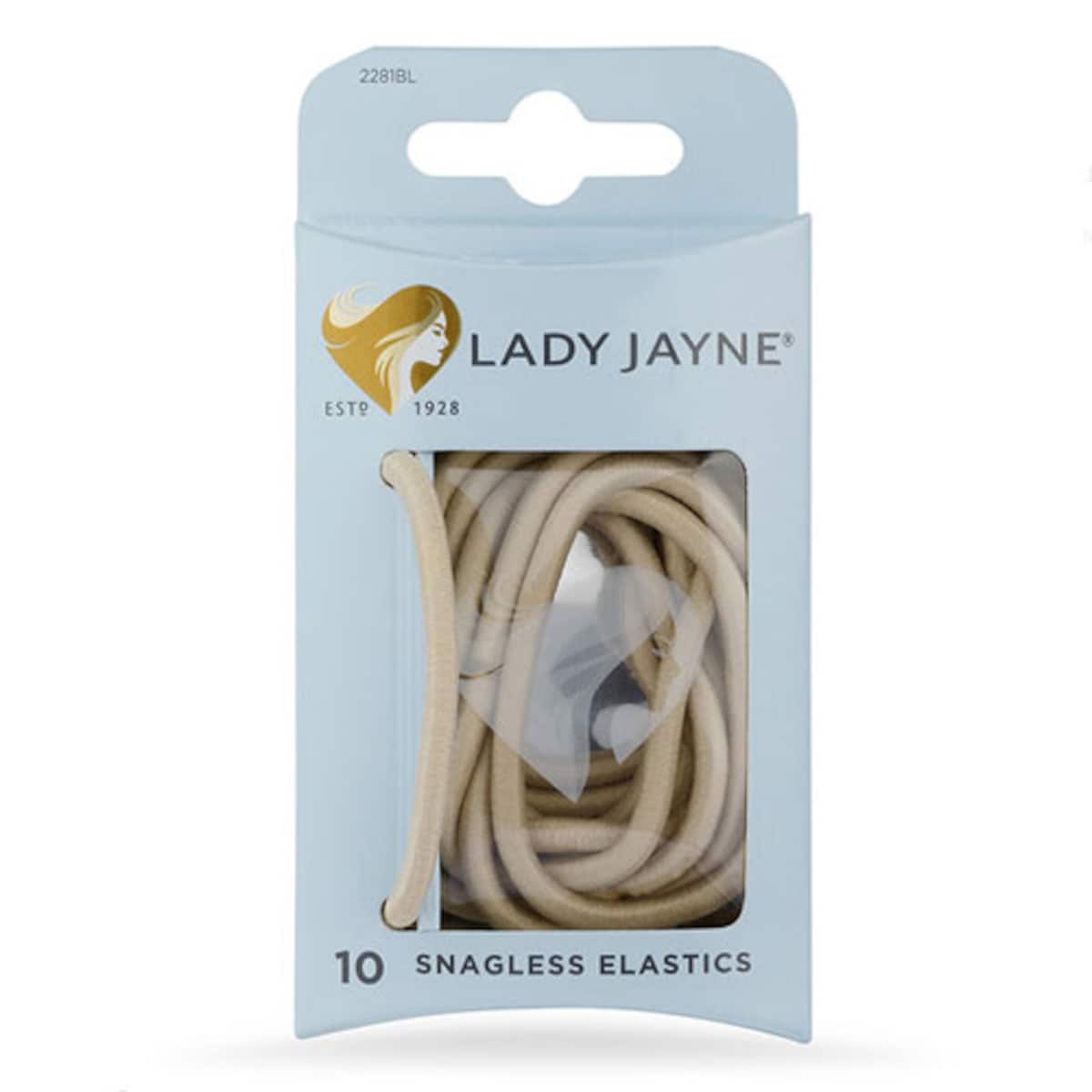 Thumbnail Lady Jayne Snagless Thick Elastics Blonde 10 Pack