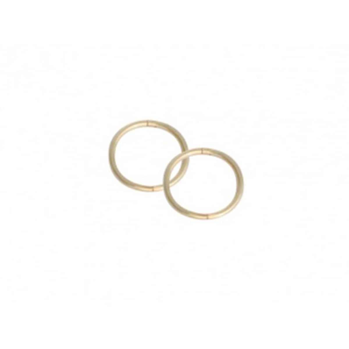 Thumbnail Studex Plain Small 12mm Sleeper Earring Gold 1 Pair