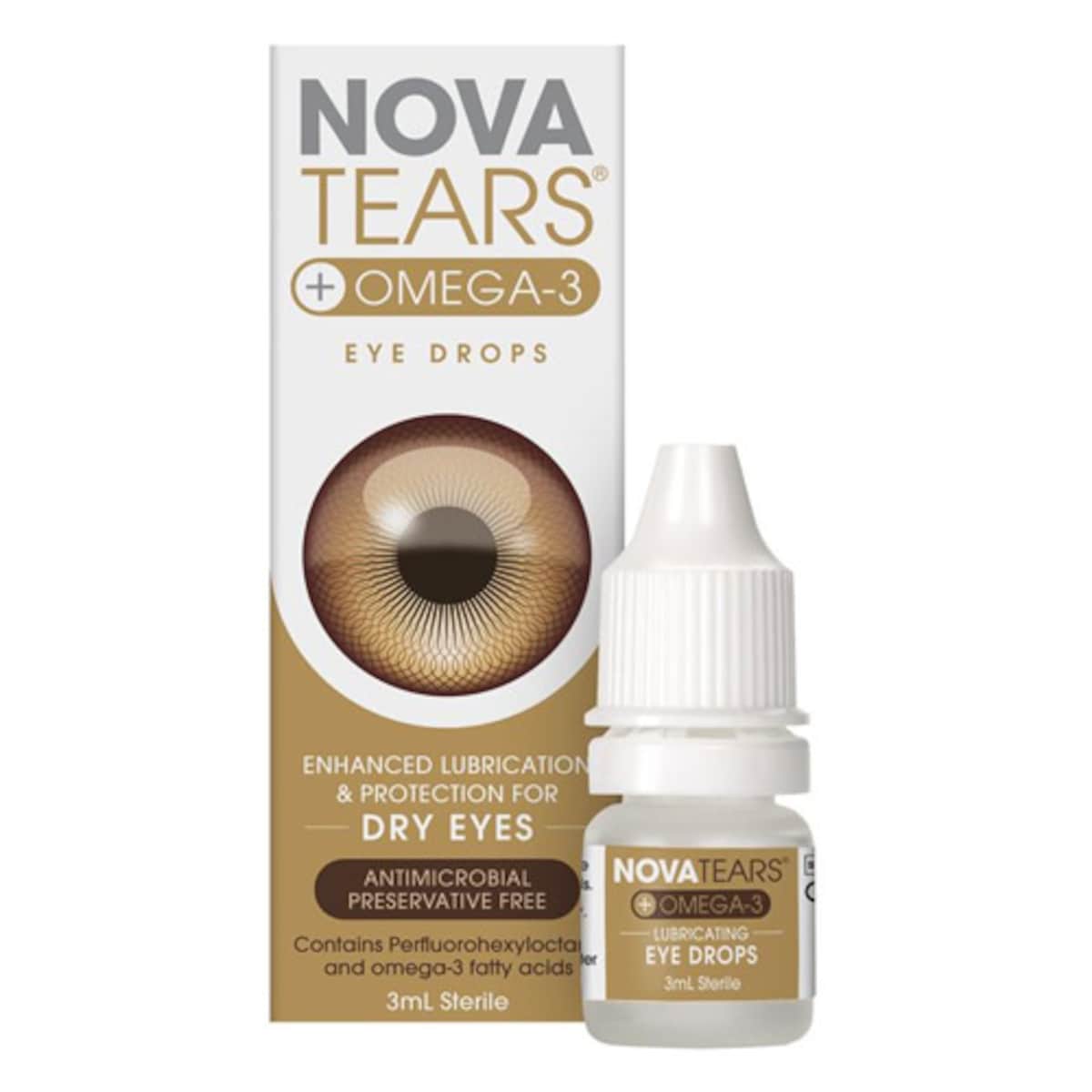 Thumbnail Nova Tears + Omega3 Lubricating Eye Drops 3ml