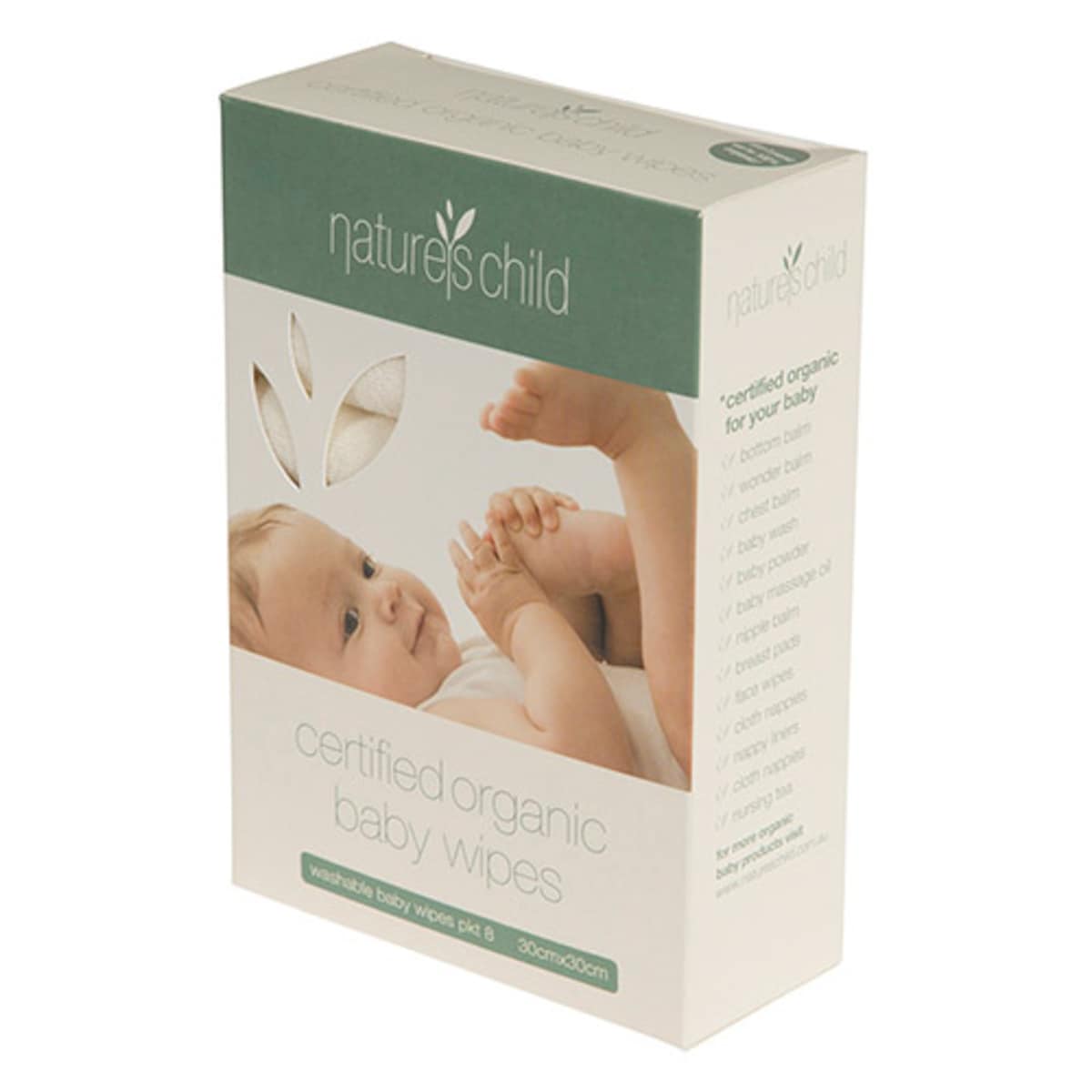 Thumbnail Nature's Child Organic Washable Baby Wipes 8 Pack