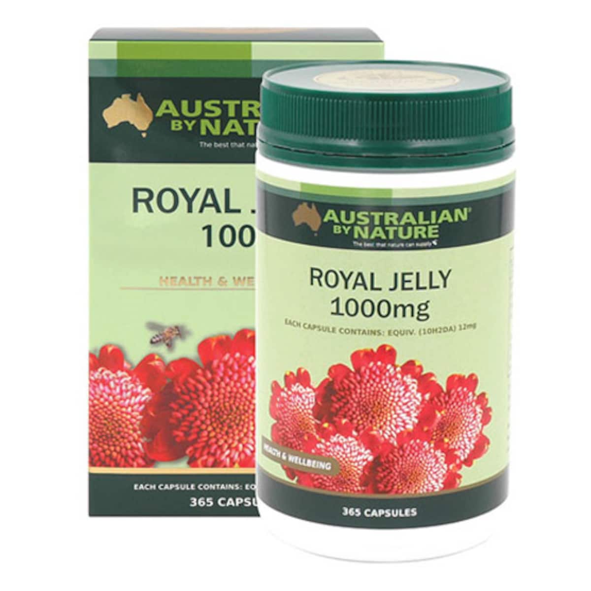Thumbnail Australian by Nature Royal Jelly 1000mg 365 Capsules