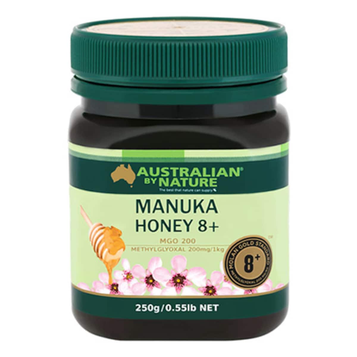 Thumbnail Australian by Nature Manuka Honey 8+ (MGO 200) 250g