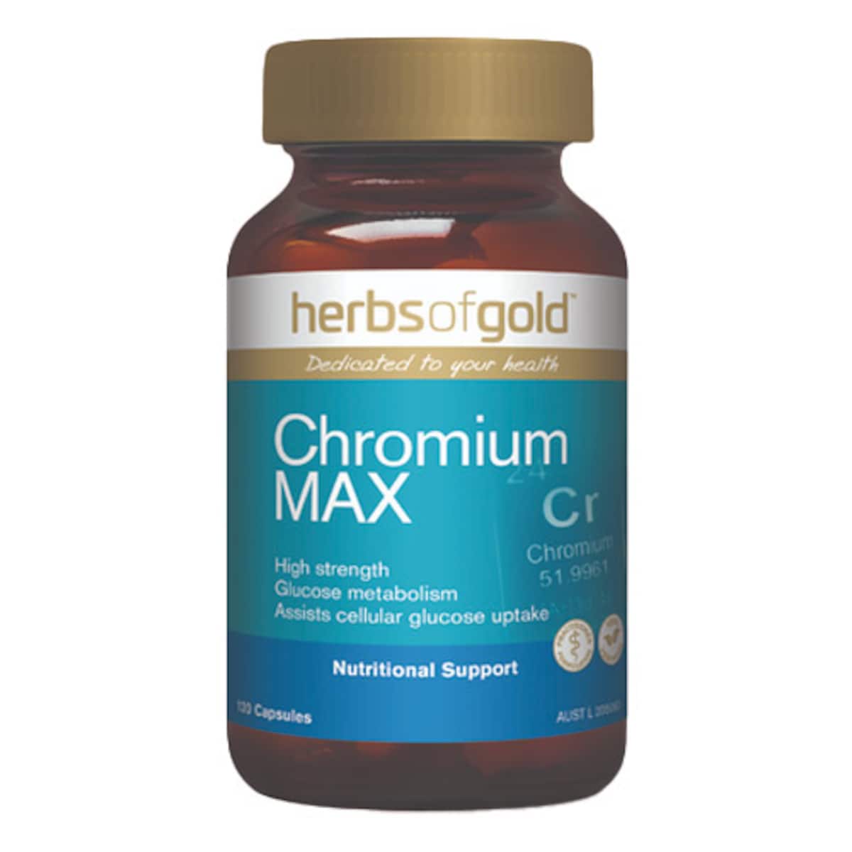 Thumbnail Herbs of Gold Chromium MAX 120 Capsules