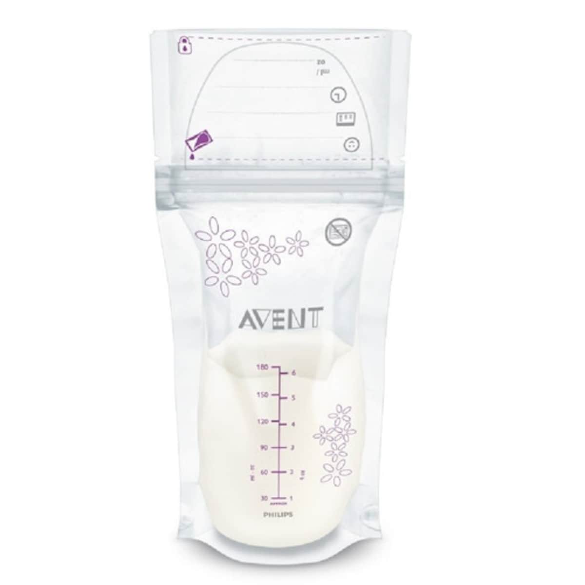 Thumbnail Avent Baby Milk Storage Bags 180ml x 25 Pack
