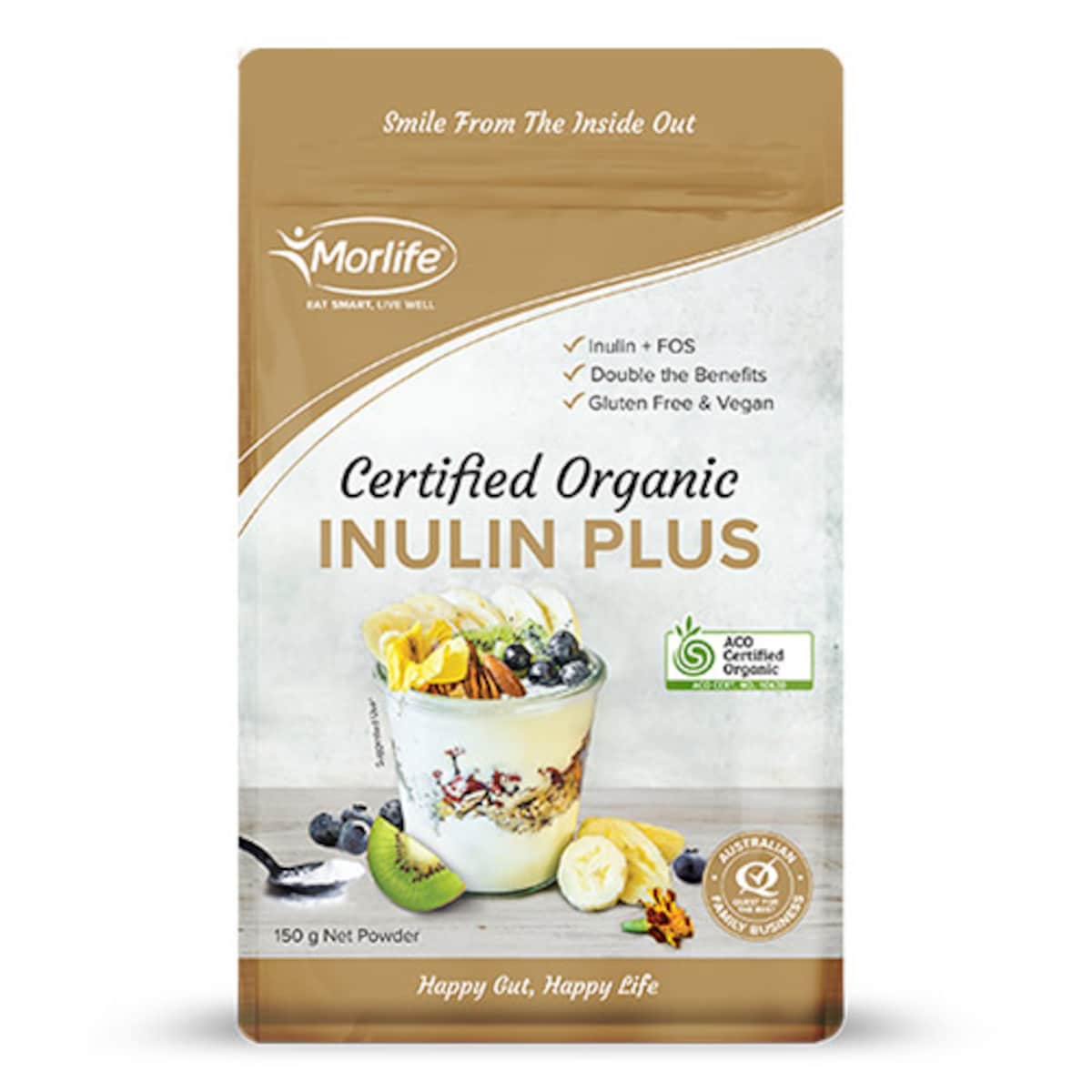 Thumbnail Morlife Certified Organic Inulin Plus Powder 150g