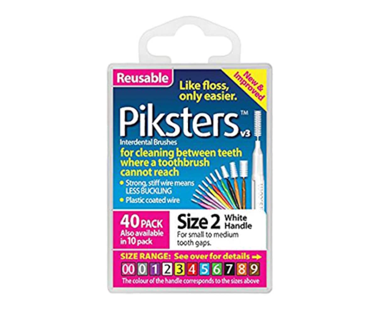 Thumbnail Piksters Interdental Brushes Size 2 White 40 Pack