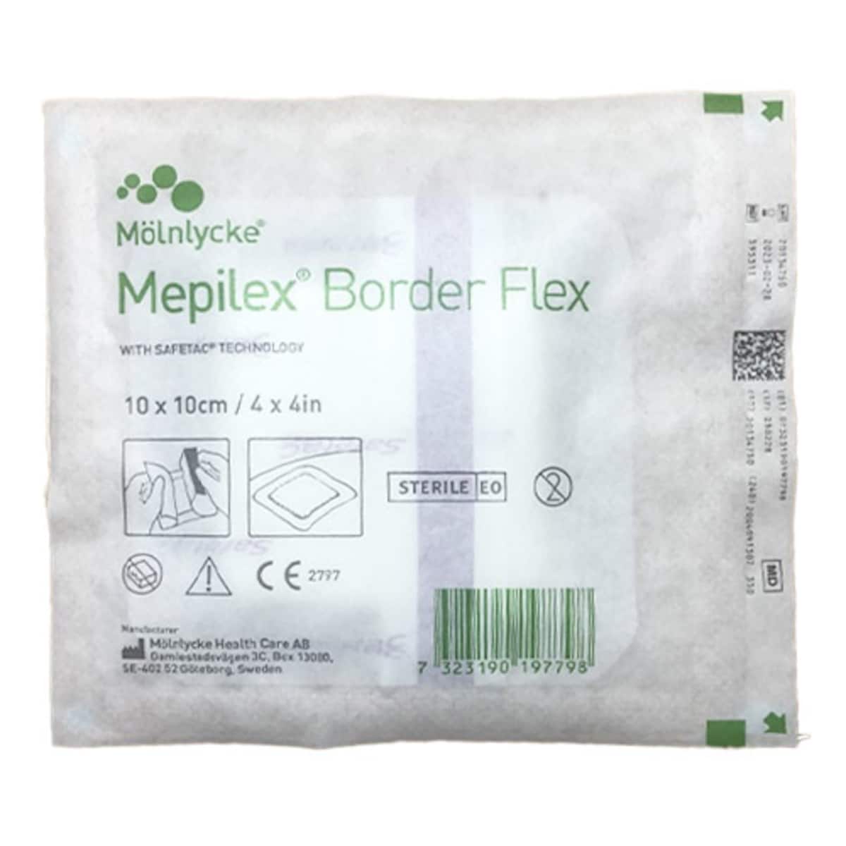 Thumbnail Mepilex Border Flex Wound Dressing 595311 10cm x 10cm Single