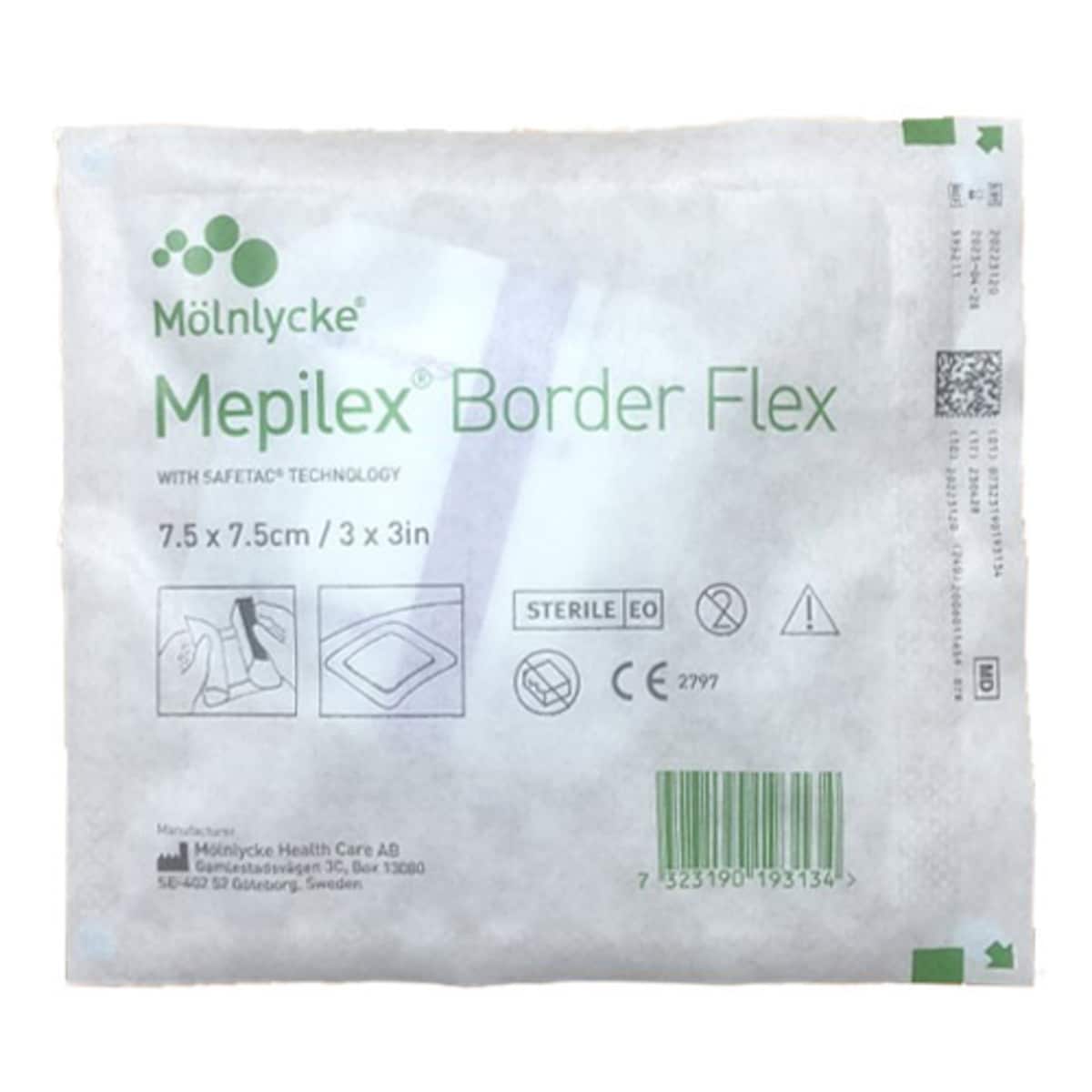 Thumbnail Mepilex Border Flex Dressing 595211 7.5cm x 7.5cm Single