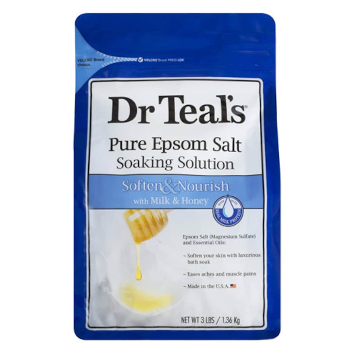 Thumbnail Dr Teals Epsom Salt Milk & Honey 1.36kg