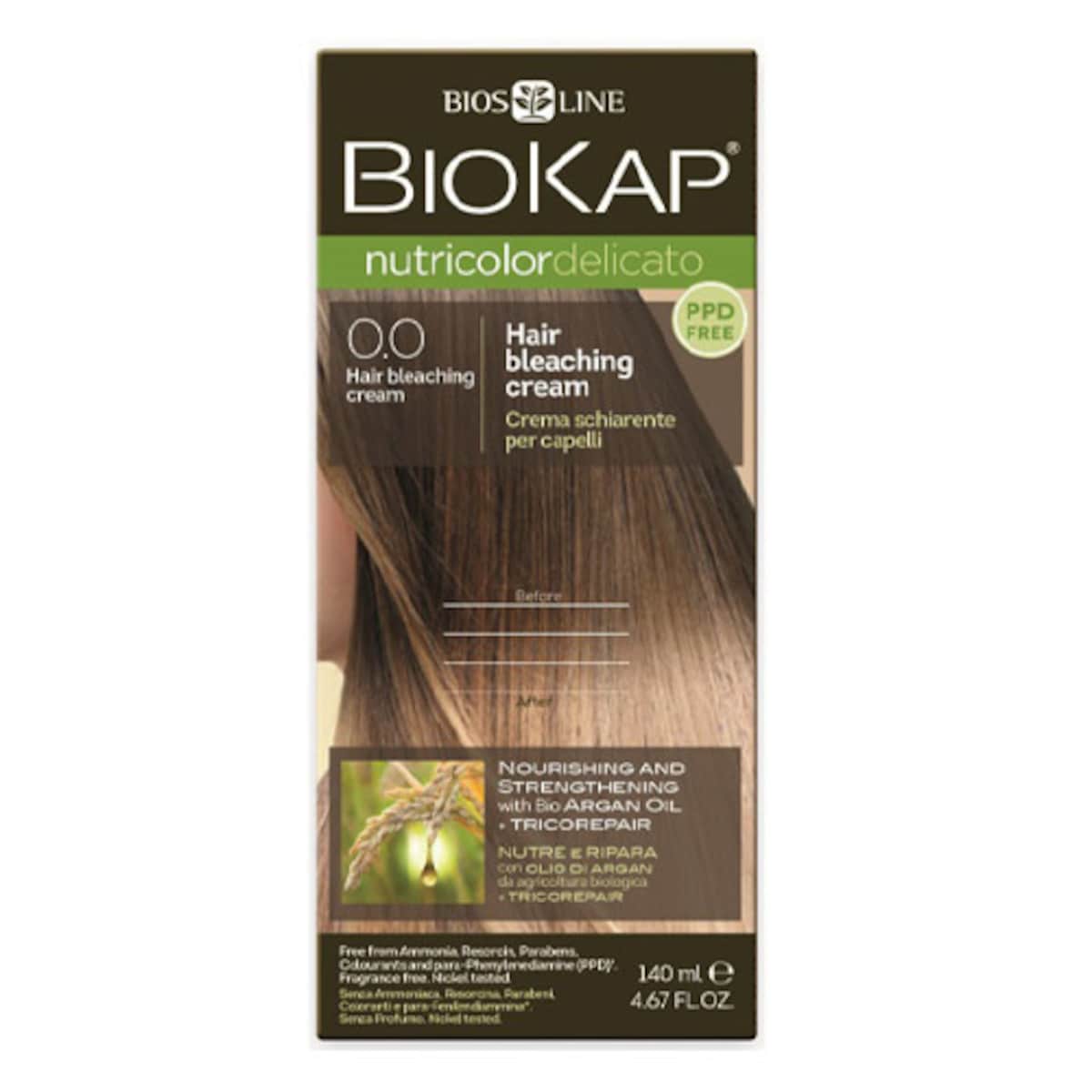 Thumbnail Biokap Nutricolor Delicato 0.0 Hair Lightening Cream