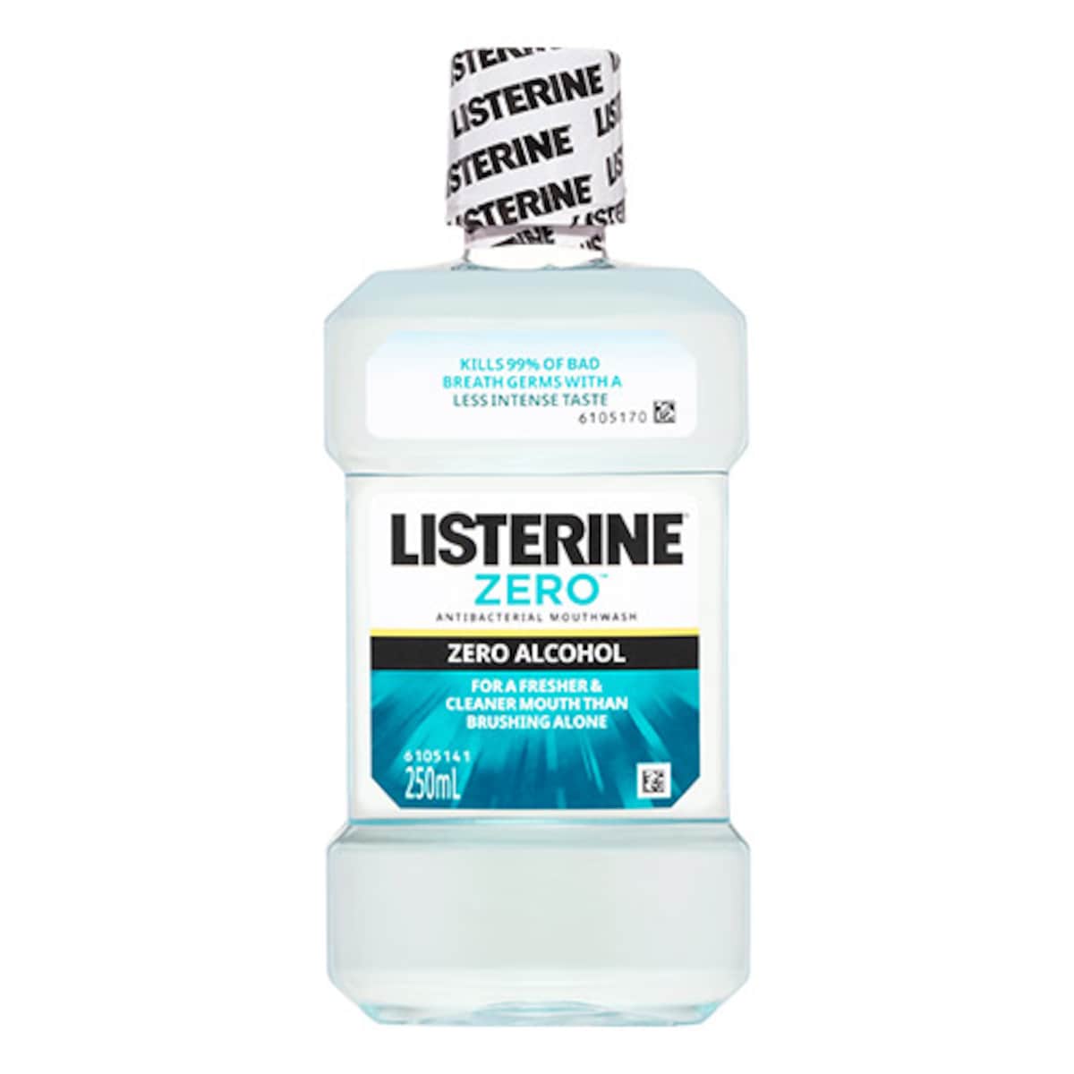 Thumbnail Listerine Zero Alcohol Antibacterial Mouthwash 250ml