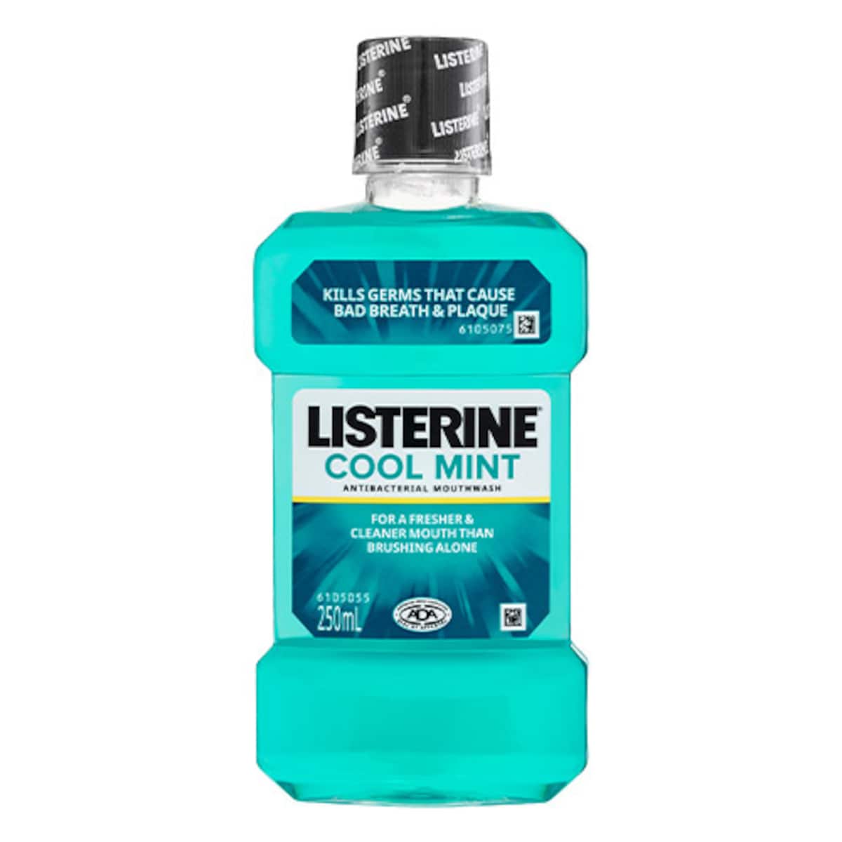 Thumbnail Listerine Cool Mint Antibacterial Mouthwash 250ml