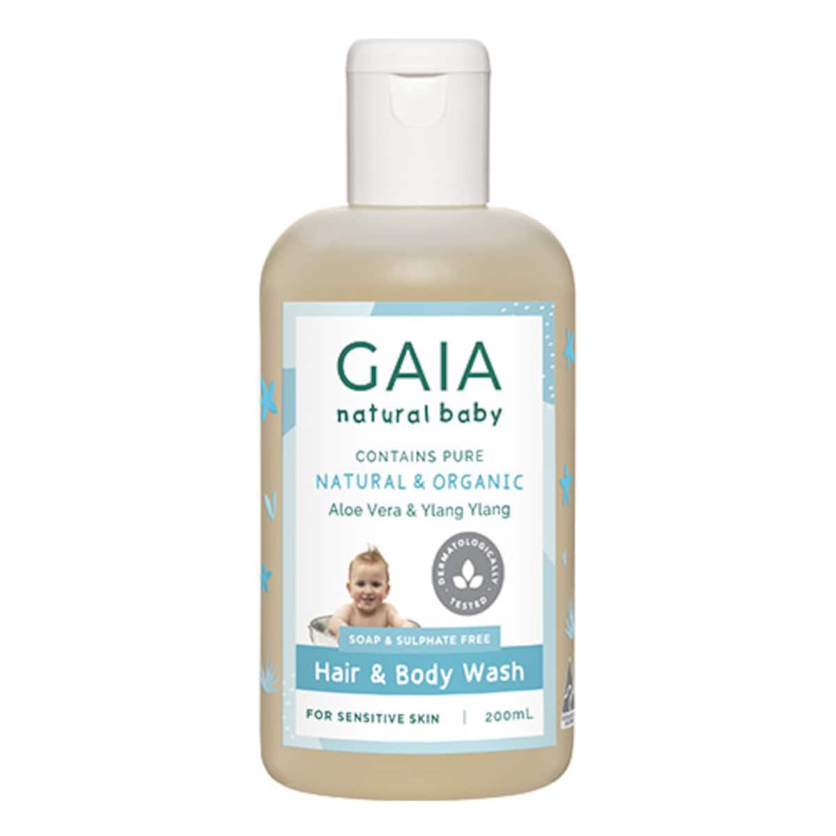 Thumbnail Gaia Natural Baby Hair & Body Wash 200ml