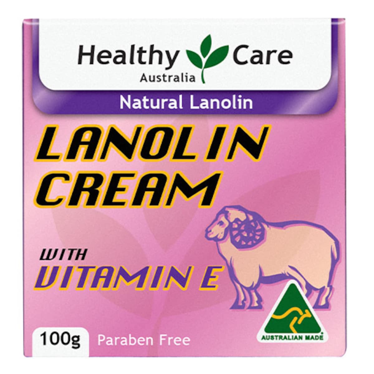 Thumbnail Healthy Care Lanolin Cream With Vitamin E 100g