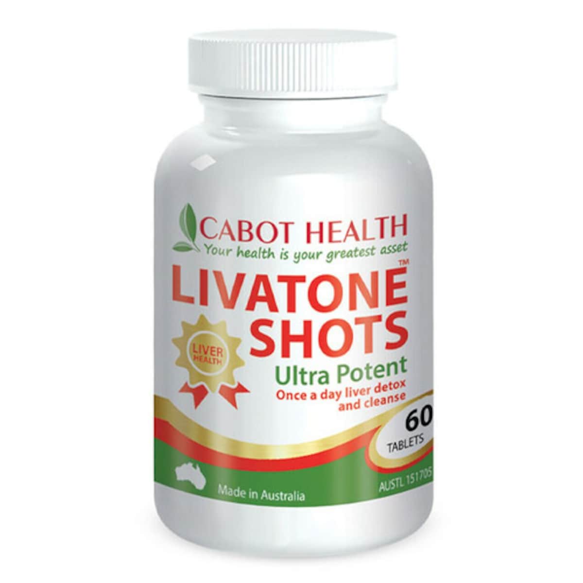 Thumbnail Cabot Health Livatone Shots 60 Tablets