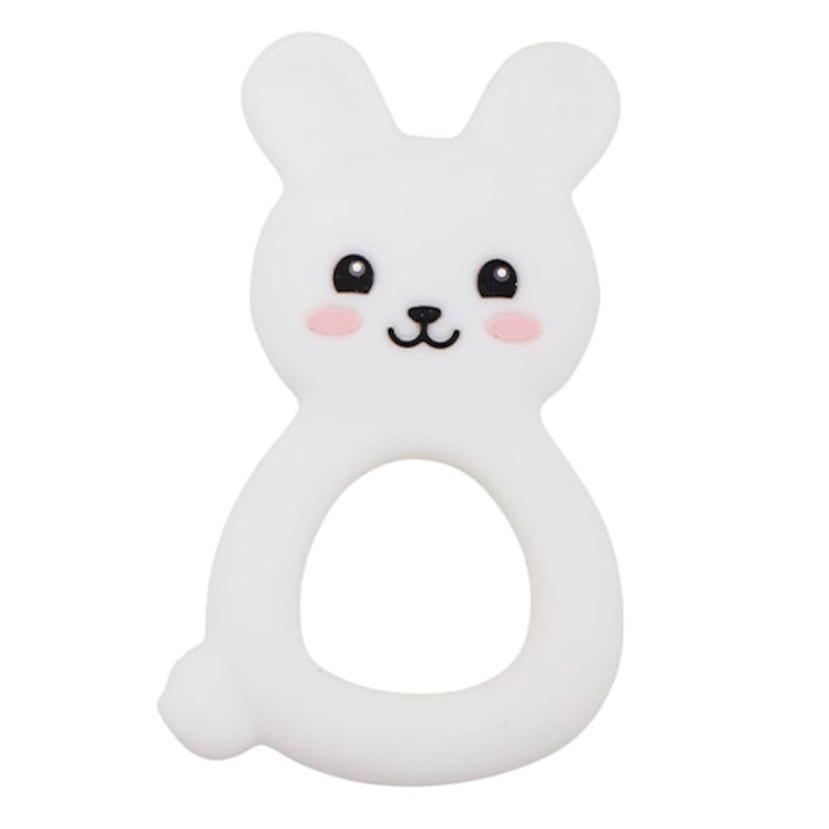 Thumbnail Jellystone Designs Jellies Bunny Baby Teether White