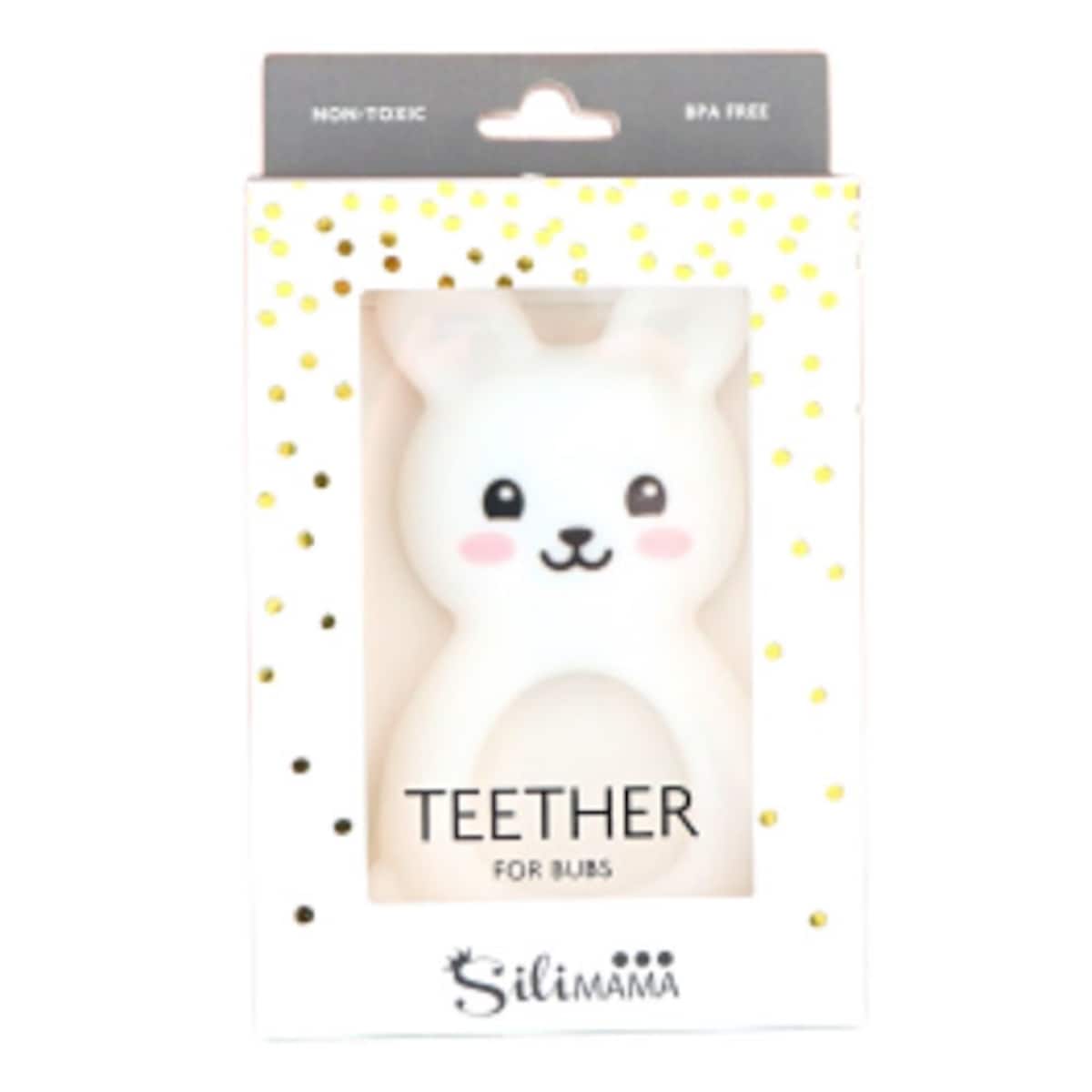 Thumbnail Jellystone Designs Jellies Bunny Baby Teether White