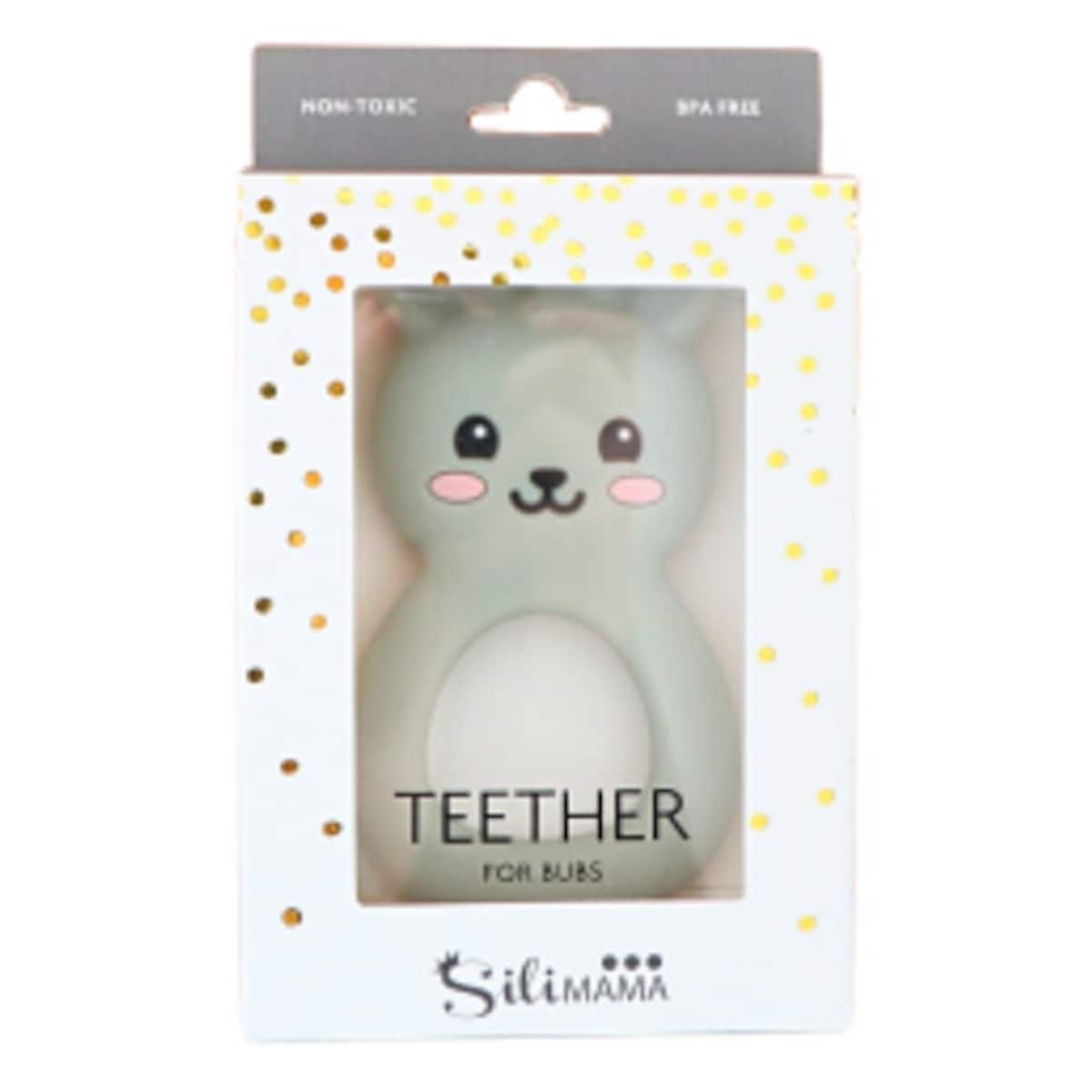 Thumbnail Jellystone Designs Jellies Bunny Baby Teether Grey