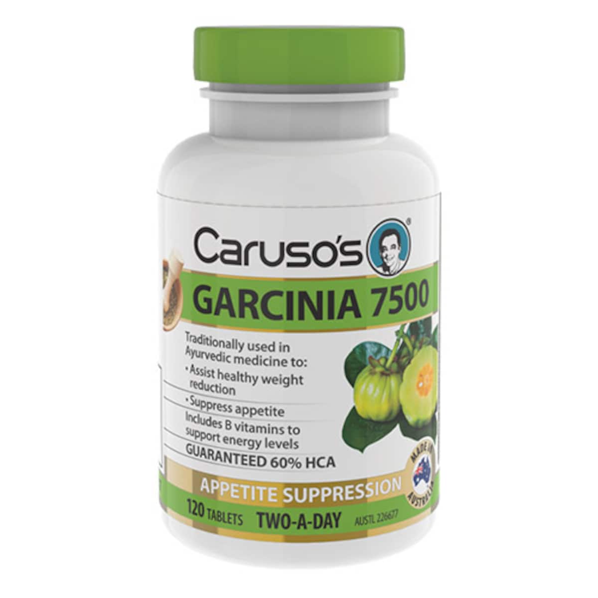 Thumbnail Carusos Garcinia 7500 120 Tablets