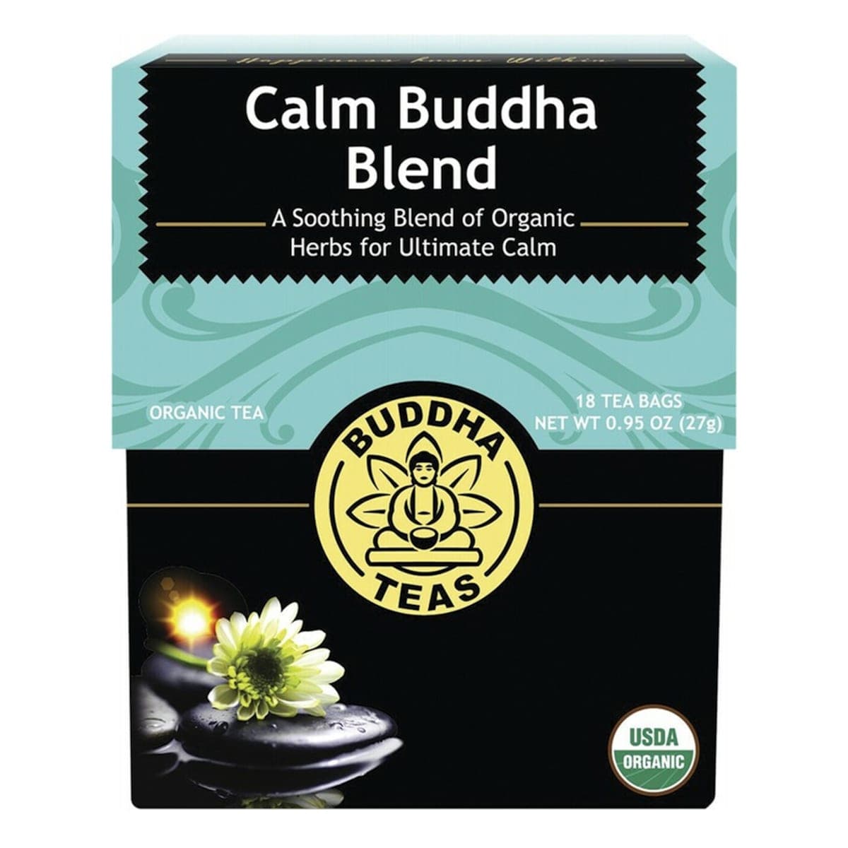 Thumbnail Buddha Teas Organic Calm Buddha Blend Tea Bags 18 Pack