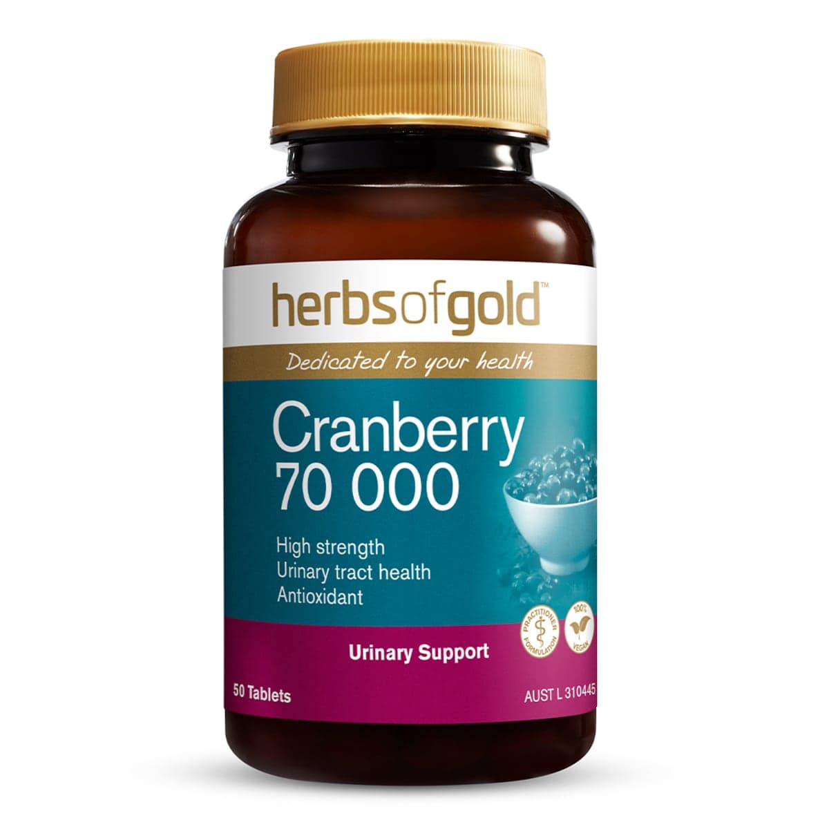 Thumbnail Herbs of Gold Cranberry 70 000 50 Tablets