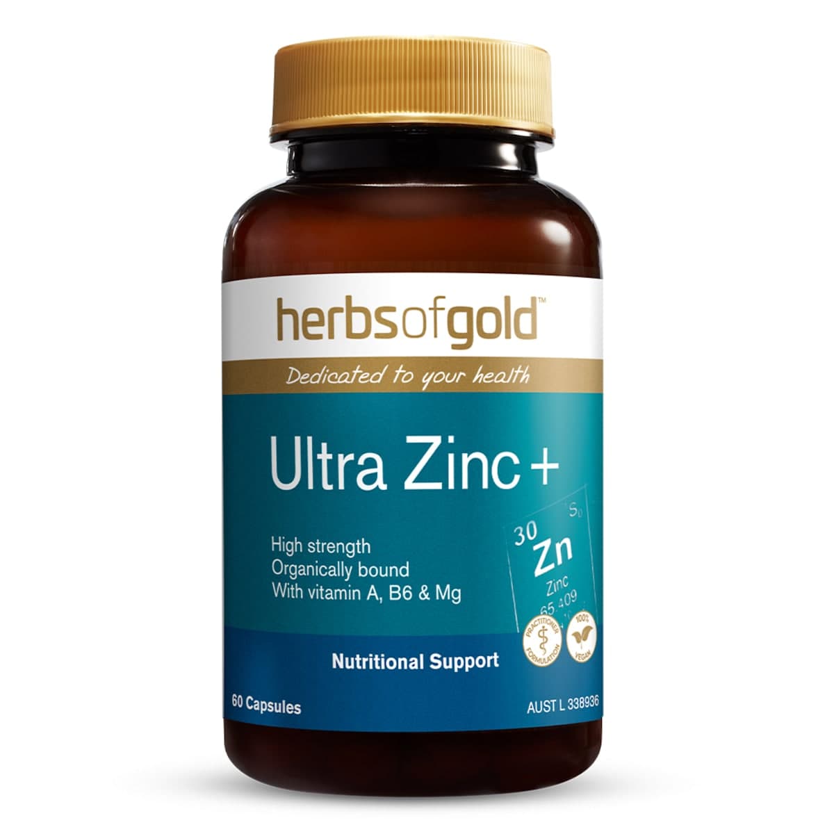 Thumbnail Herbs of Gold Ultra Zinc+ 60 Capsules
