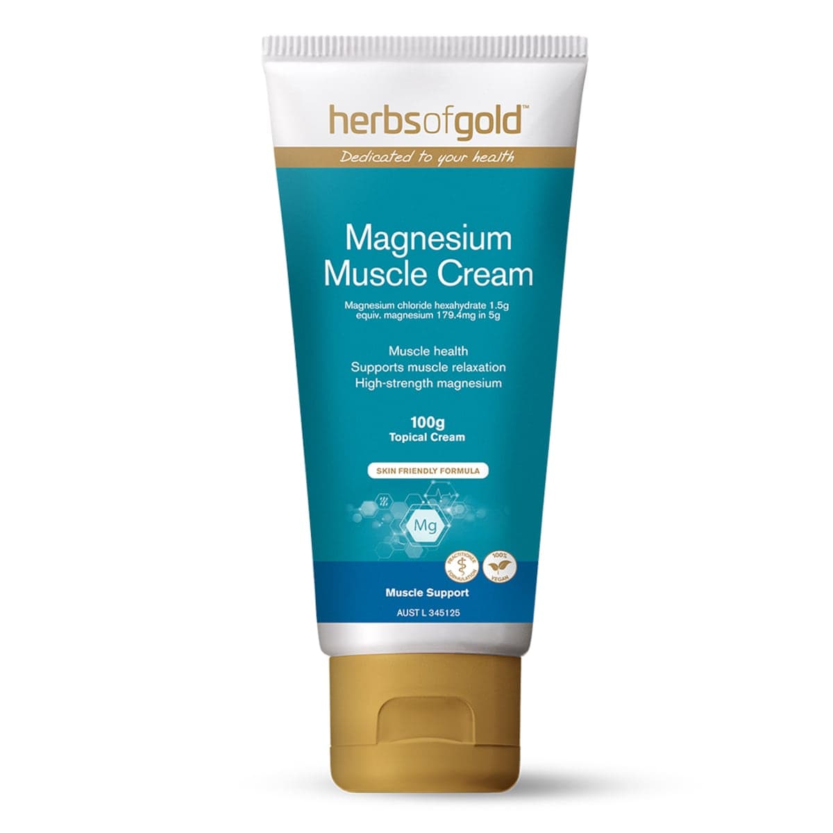 Thumbnail Herbs of Gold Magnesium Muscle Cream 100g