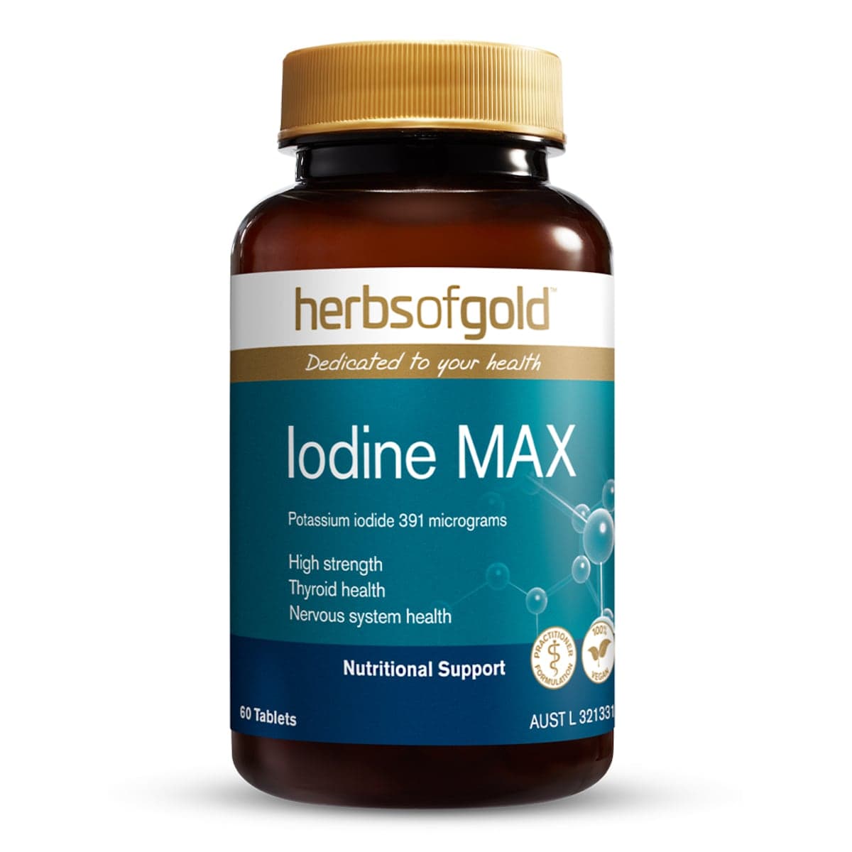 Thumbnail Herbs of Gold Iodine Max 60 Tablets