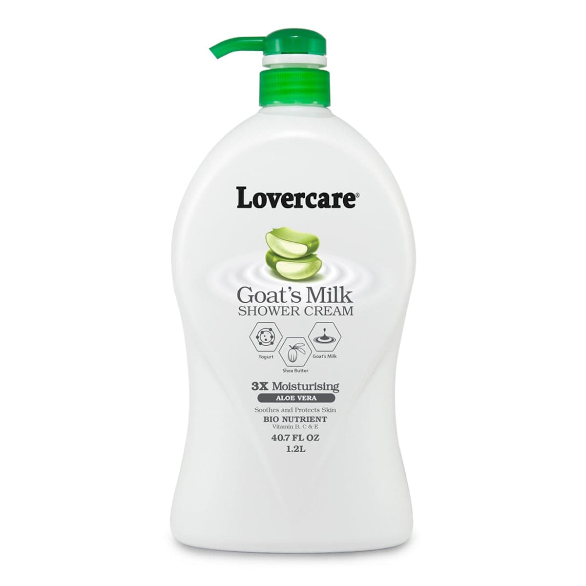 Thumbnail Lovers Care Goats Milk Shower Cream Aloe Vera 1.2 Litres