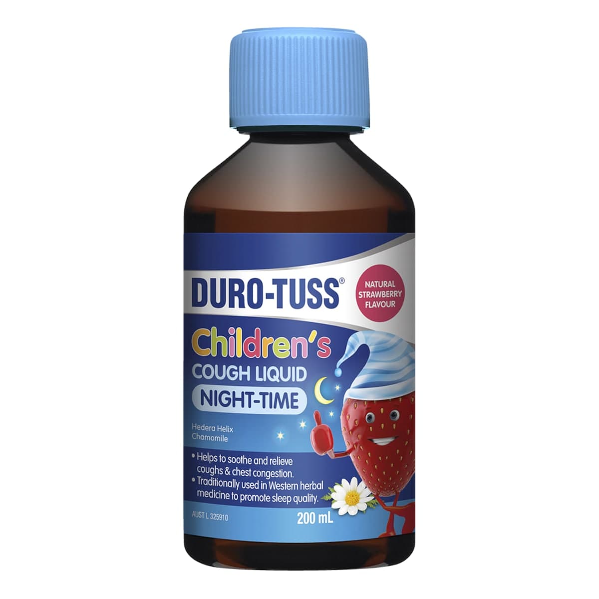 Thumbnail Durotuss Childrens Cough Liquid Night-Time Strawberry 200ml