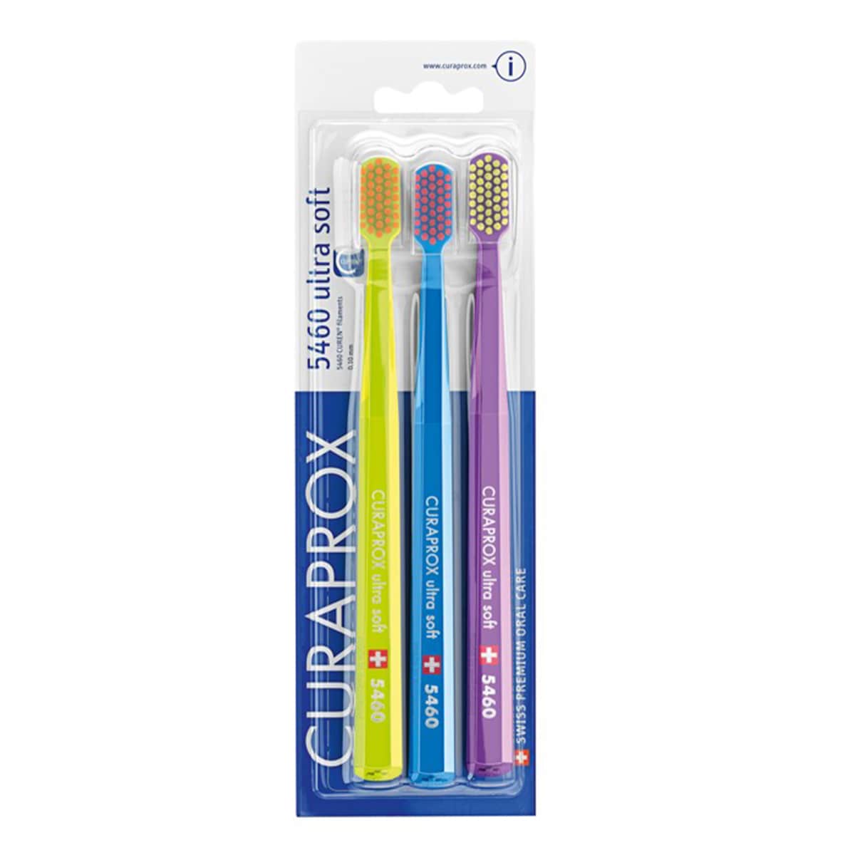 Thumbnail Curaprox Ultra Soft Toothbrush CS 5460 3 Pack Assorted Colours