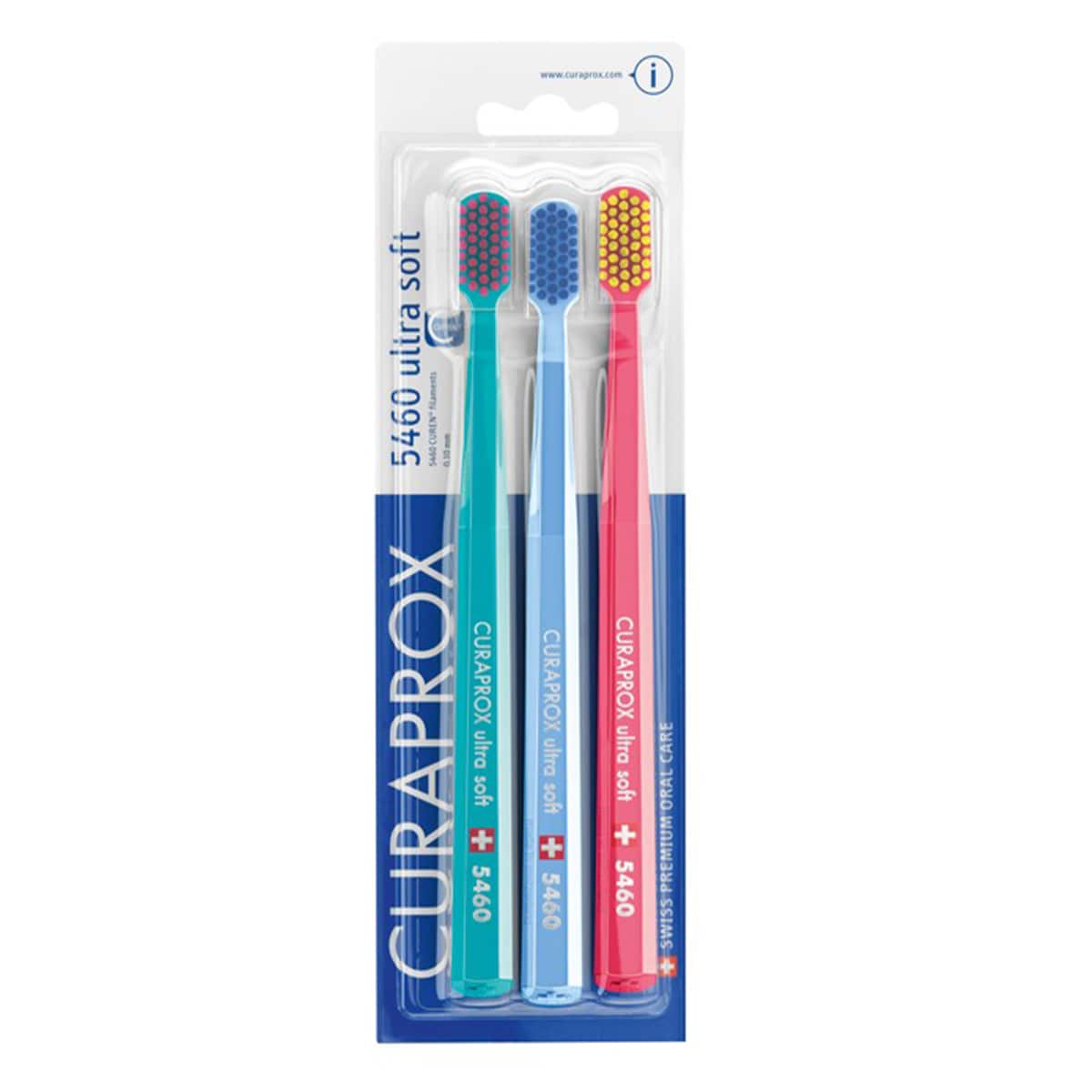 Thumbnail Curaprox Ultra Soft Toothbrush CS 5460 3 Pack Assorted Colours
