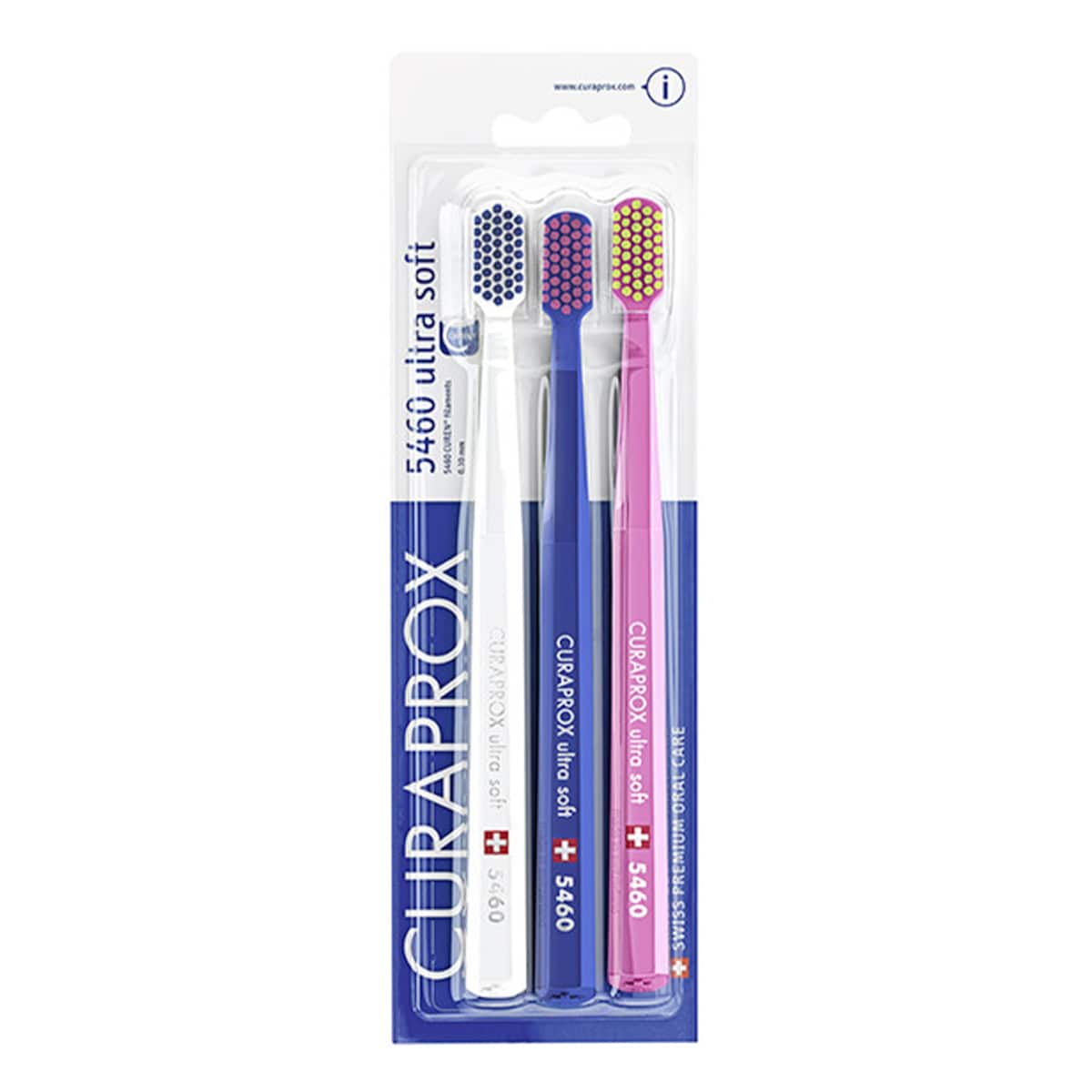 Thumbnail Curaprox Ultra Soft Toothbrush CS 5460 3 Pack Assorted Colours