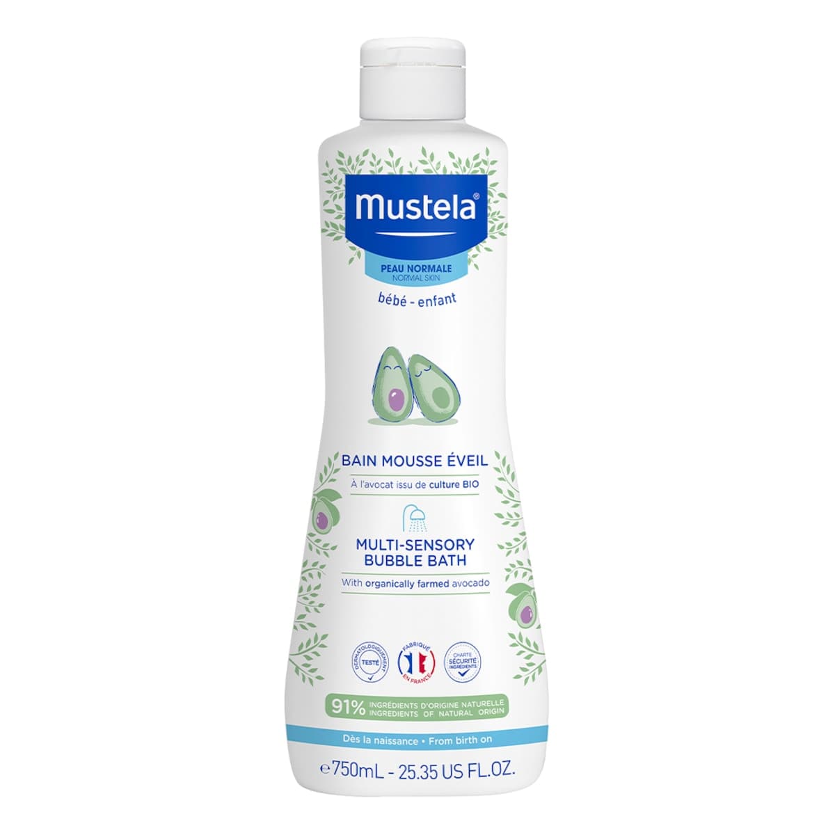 Thumbnail Mustela Multi Sensory Bubble Bath 750ml
