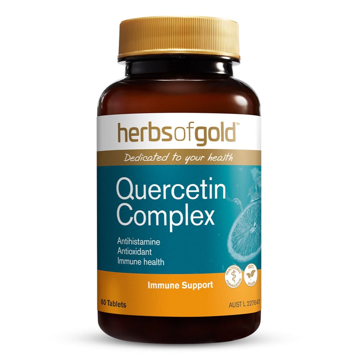 Thumbnail Herbs of Gold Quercetin Complex 60 Tablets