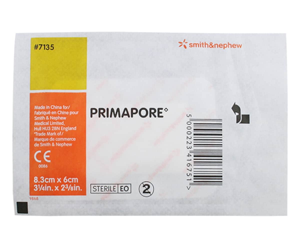 Thumbnail Primapore Flexible Fabric Dressing 8.3cm x 6cm Single